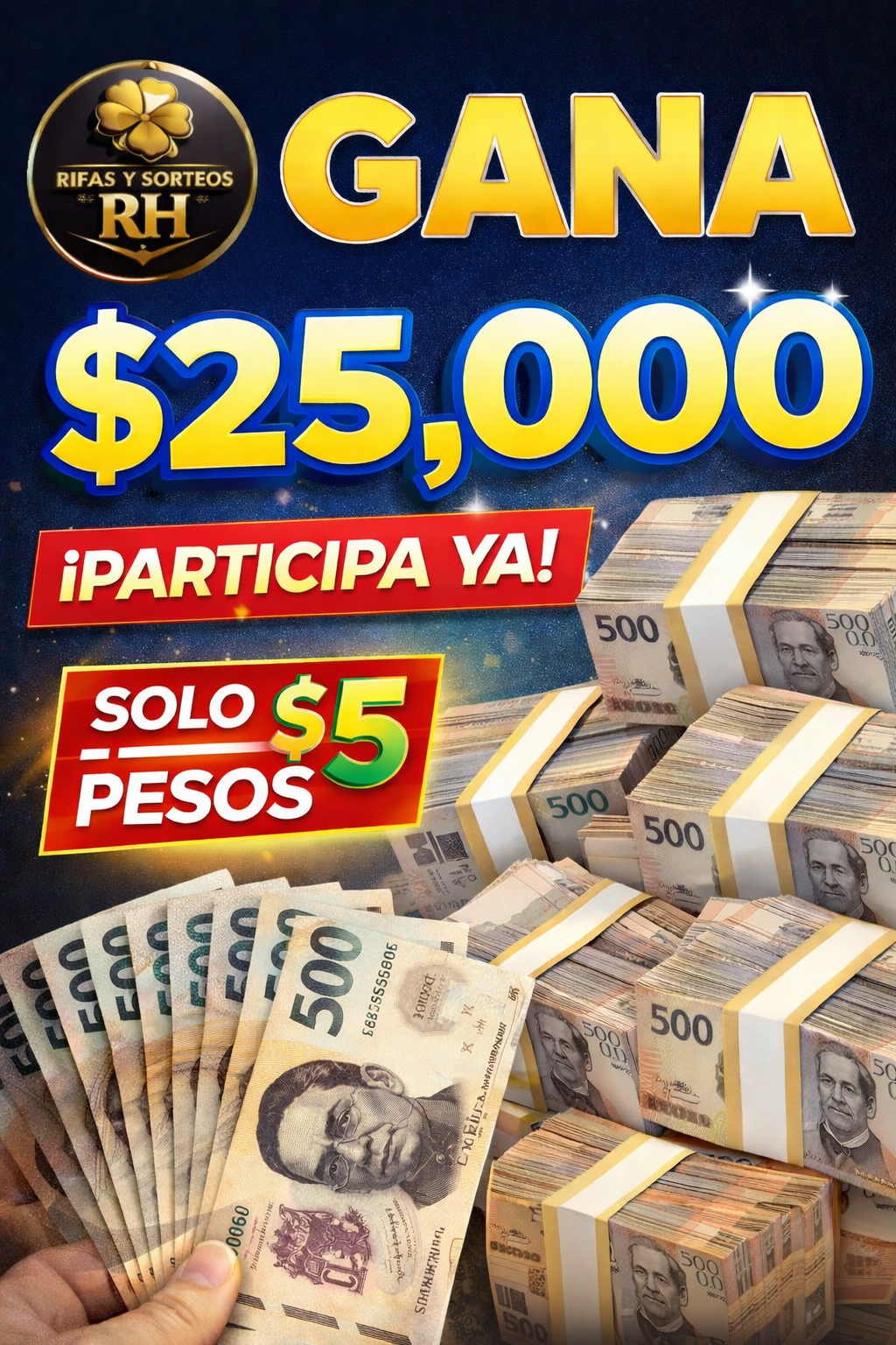 Rifa $25,000 pesos – Rifas RH - Image 2
