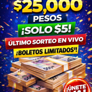 Rifa $25,000 pesos – Rifas RH